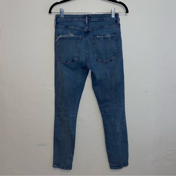 Agolde Sophie Spell Cropped Distressed Skinny Jeans - Picture 4 of 8